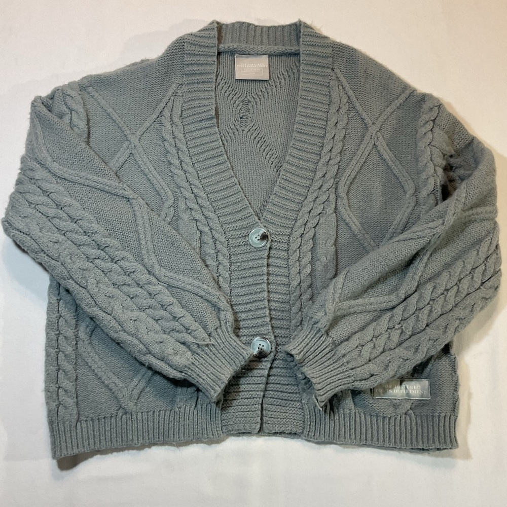Tortured Poets Deprtment by Taylor SwiftGray Knit Button Cardigan Size‎ XS